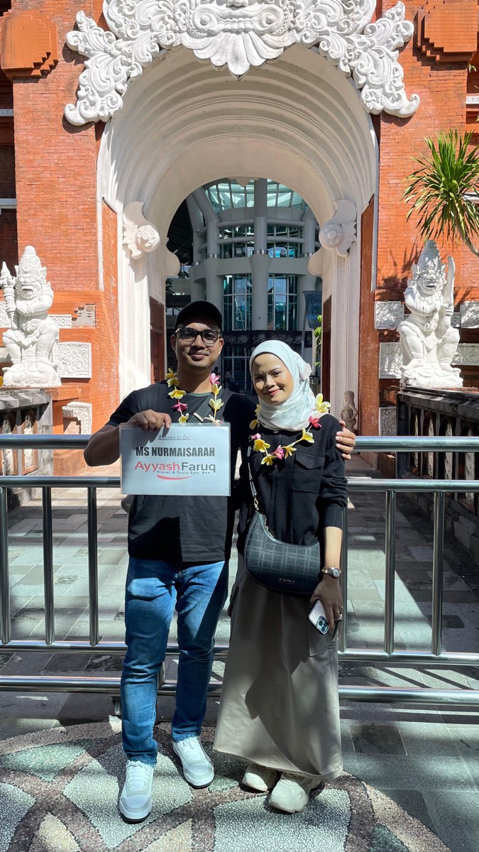 Pasangan honeymoon Ayyash tiba di Bali